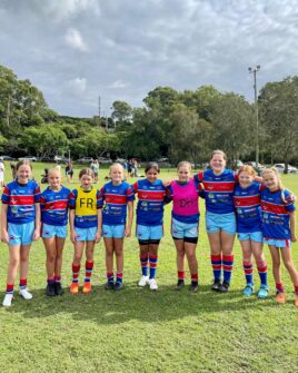 U12s Girls Tackle trial game