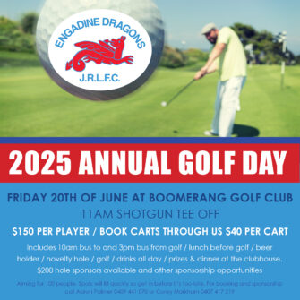 Dragons Annual Golf Day!!
