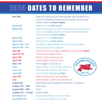 2024 dates to remember